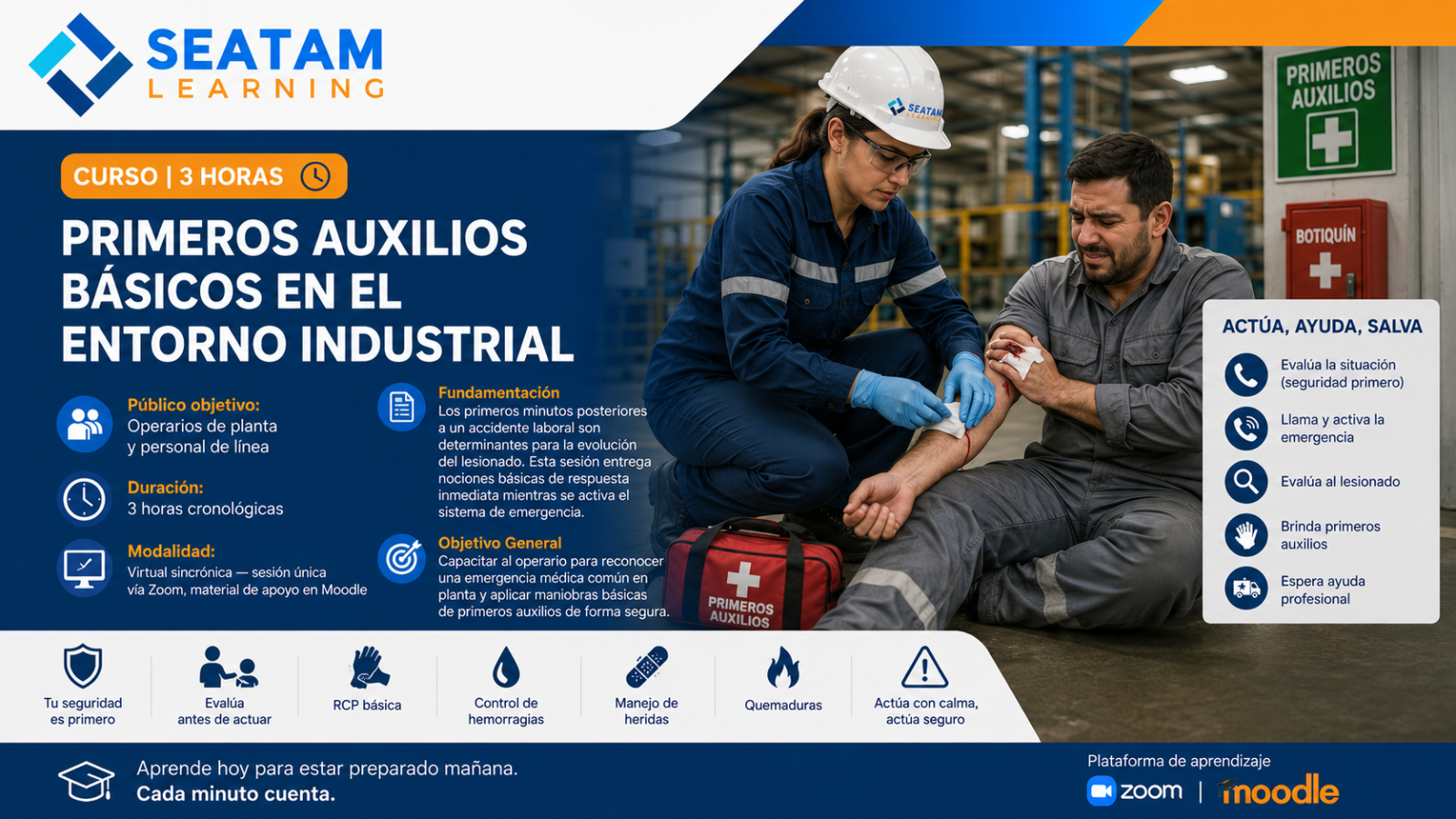 Primeros Auxilios Básicos en el Entorno Industrial
